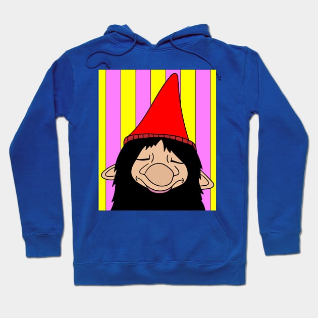 Funny Dwarf Garden Gnome Hoodie by flofin